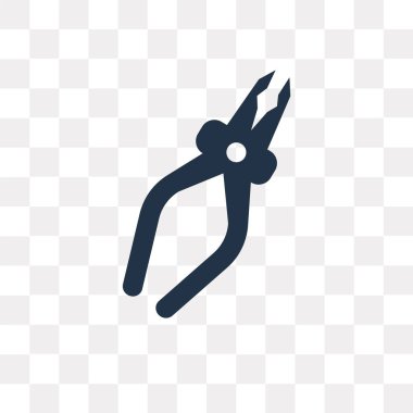 Şeffaf arka plan üzerinde Clippers saydamlık kavramı izole kırpma makası vektör simge kullandığınız web ve mobil olabilir