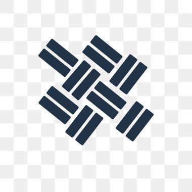 Saydam arka plan üzerinde parke saydamlık kavramı izole parke vektör simge kullandığınız web ve mobil olabilir