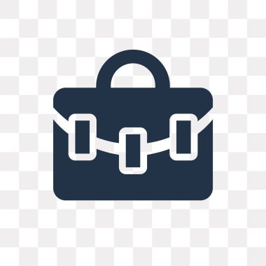 Saydam arka plan üzerinde portföy saydamlık kavramı izole portföy vektör simge kullandığınız web ve mobil olabilir