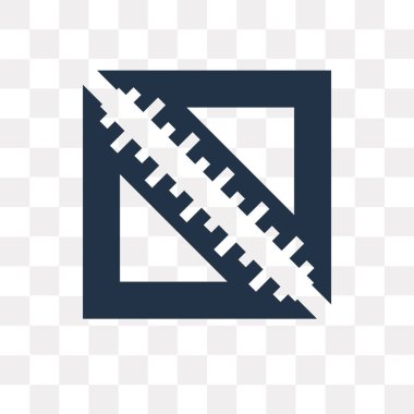 Saydam arka plan üzerinde Set kare saydamlık kavramı izole set kare vektör simge kullandığınız web ve mobil olabilir