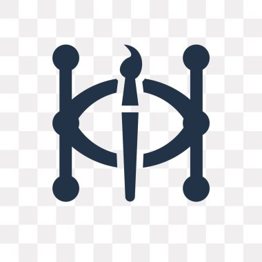  saydam arka plan üzerinde saydamlık kavramı izole vektör simge kullandığınız web ve mobil olabilir