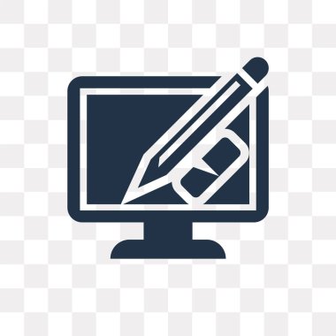 Saydam arka plan üzerinde grafik de saydamlık kavramı izole grafik de vektör simge kullandığınız web ve mobil olabilir