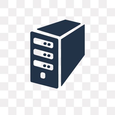 Kullandığınız web ve mobil pc vektör simge şeffaf arka plan üzerinde Pc saydamlık kavramı izole olabilir