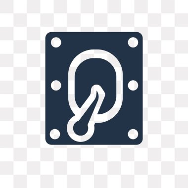 Saydam arka plan üzerinde disket saydamlık kavramı izole disket vektör simge kullandığınız web ve mobil olabilir