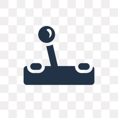 Kullandığınız web ve mobil oyun çubuğu vektör simge şeffaf arka plan üzerinde Joystick saydamlık kavramı izole olabilir