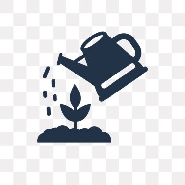 Sulama şeffaf arka plan üzerinde izole simge vektör, sulama olabilir saydamlık kavramı kullanılan web ve mobil olabilir