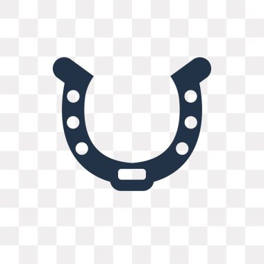 At nalı vektör simge şeffaf arka plan üzerinde at nalı saydamlık kavramı izole kullanılan web ve mobil olabilir