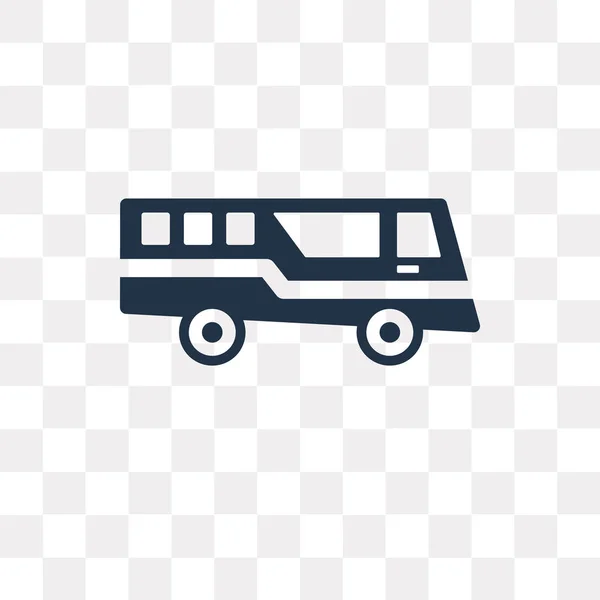 Öffentliches Bus Vektor Symbol Isoliert Auf Transparentem Hintergrund Öffentliches Bus — Stockvektor