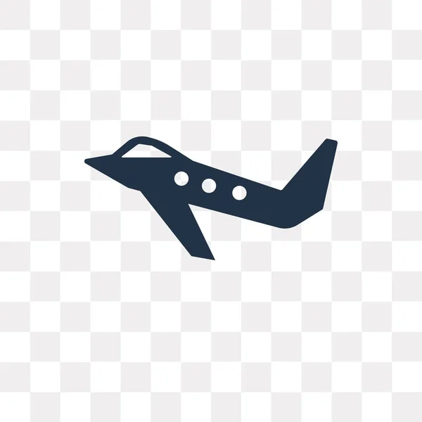 Ícone Vetor Avião Exército Isolado Fundo Transparente Conceito Transparência Avião —  Vetores de Stock