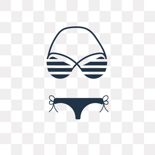 Ícone Vetor Maiô Isolado Fundo Transparente Conceito Transparência Swimsuit Pode —  Vetores de Stock