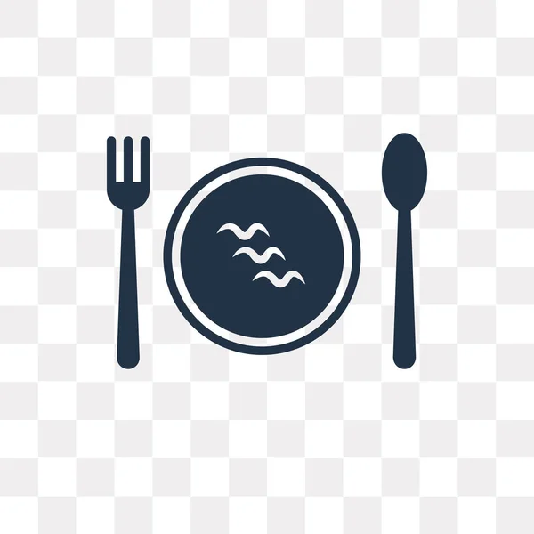 Clutery Lunch Vetor Ícone Isolado Fundo Transparente Clutery Lunch Transparência —  Vetores de Stock
