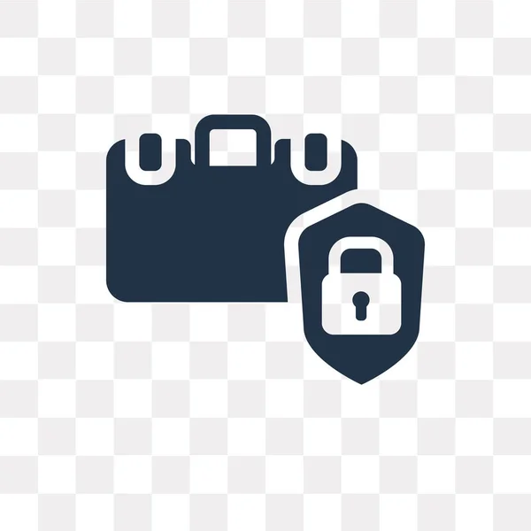 Gepäcksicherheitsvektorsymbol Isoliert Auf Transparentem Hintergrund Transparenzkonzept Für Gepäcksicherheit Kann Web — Stockvektor