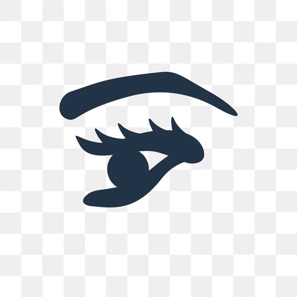 Frau Augen Vektor Symbol Auf Transparentem Hintergrund Isoliert Frau Augen — Stockvektor