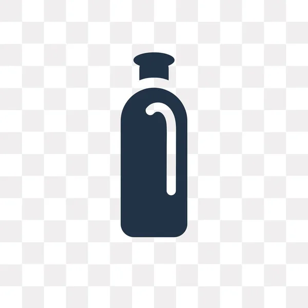 Inclined Bottle Vector Icon Diisolasi Pada Latar Belakang Transparan Inclined - Stok Vektor