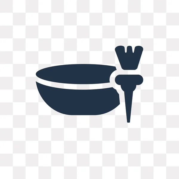 Tint Bowl Icono Vectorial Aislado Sobre Fondo Transparente Concepto Transparencia — Vector de stock
