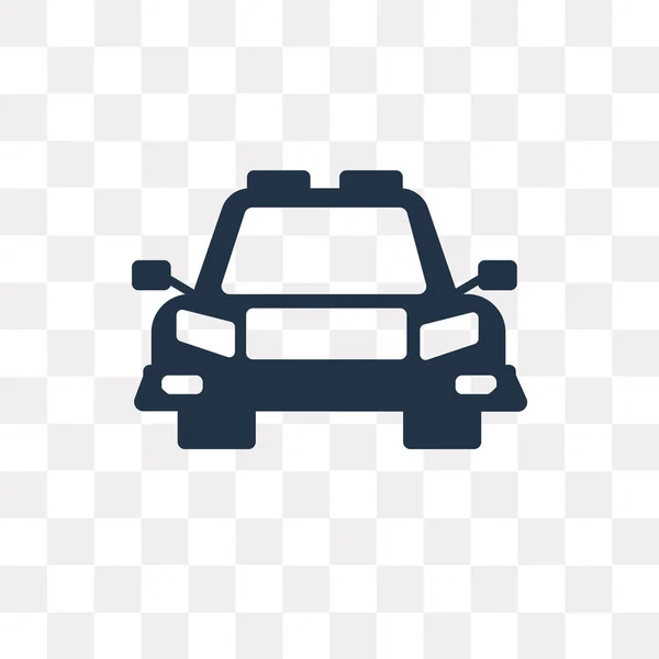 Auto Vector Pictogram Geïsoleerd Transparante Achtergrond Concept Auto Transparantie Kan — Stockvector