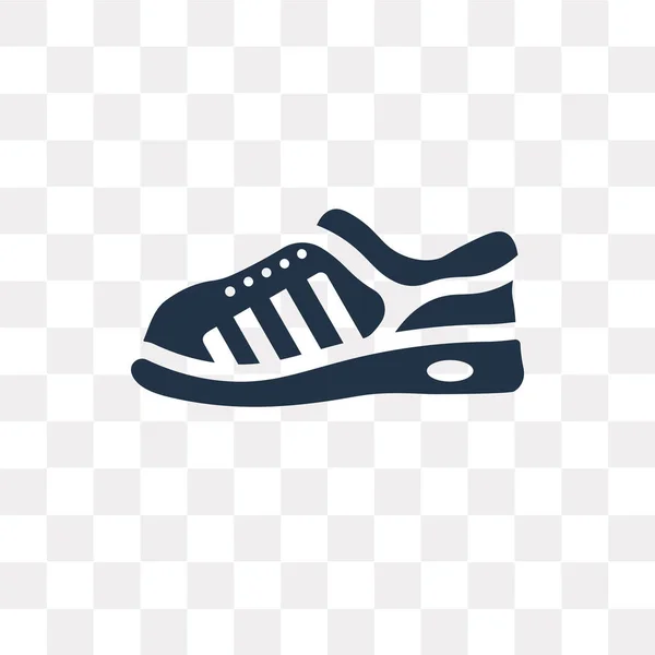 运动鞋向量图标隔离在透明背景 运动鞋透明度概念可以使用 Web 和移动 — 图库矢量图片