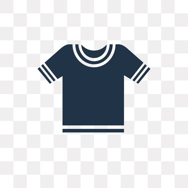 Polo Algodón Icono Del Vector Camisa Aislado Sobre Fondo Transparente — Vector de stock