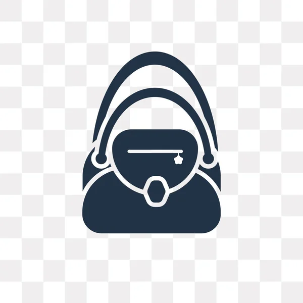 Tasche Vektor Symbol Auf Transparentem Hintergrund Isoliert Tasche Transparenz Konzept — Stockvektor