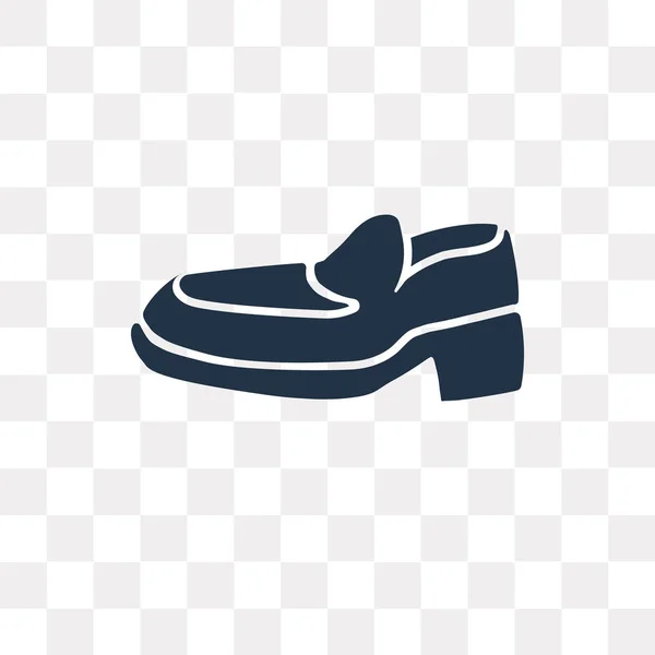 Δερμάτινα Παπούτσια Εικονίδιο Διάνυσμα Απομονώνονται Διαφανές Φόντο Δερμάτινα Υποδήματα Διαφάνεια — Διανυσματικό Αρχείο