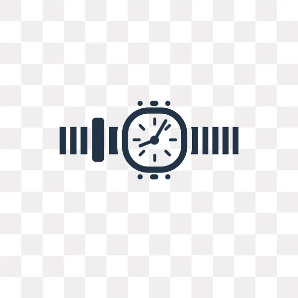 Uhren Vektor Symbol Isoliert Auf Transparentem Hintergrund Uhren Transparenzkonzept Kann — Stockvektor
