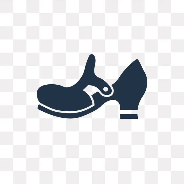 Плоская Обувь Вектор Значок Изолирован Прозрачном Фоне Плоская Обувь Прозрачность — стоковый вектор