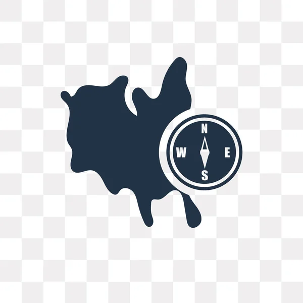 Map and compass orientation tools vector icon isolated on transparent background, Map and compass orientation tools transparency concept can be used web and mobile — Stock Illustration Map Compass Orientation Tools Vector Icon Isolated Transparent Background Map Stock Vector