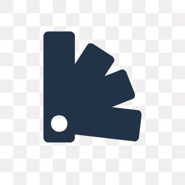 Saydam arka plan üzerinde Pantone saydamlık kavramı izole Pantone vektör simge kullandığınız web ve mobil olabilir