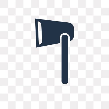 Saydam arka plan üzerinde balta saydamlık kavramı izole balta vektör simge kullandığınız web ve mobil olabilir