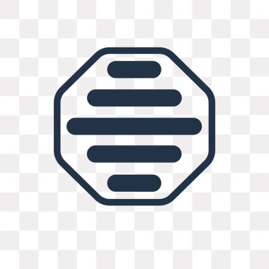 Arı kovanı vektör simge şeffaf arka plan üzerinde arı kovanı saydamlık kavramı izole kullanılan web ve mobil olabilir