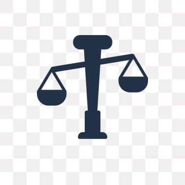 Saydam arka plan üzerinde denge saydamlık kavramı izole denge vektör simge kullandığınız web ve mobil olabilir