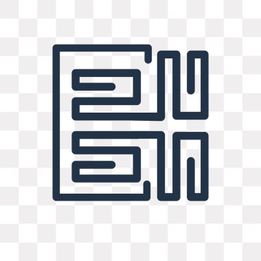 Saydam arka plan üzerinde desen saydamlık kavramı izole desen vektör simge kullandığınız web ve mobil olabilir