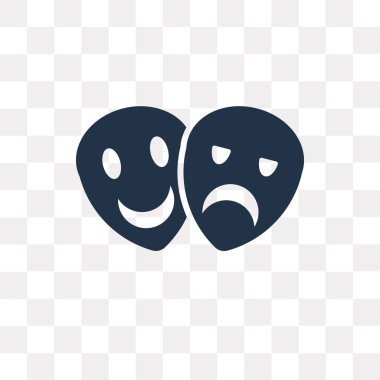 Saydam arka plan üzerinde tiyatro saydamlık kavramı izole tiyatro vektör simge kullandığınız web ve mobil olabilir