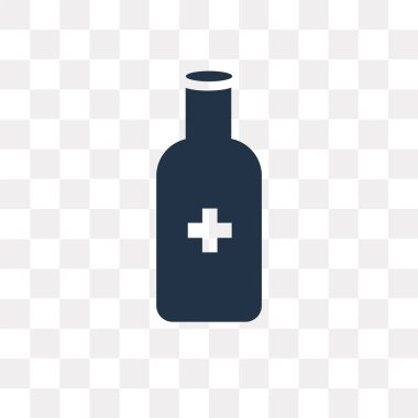 Saydam arka plan üzerinde antiseptik saydamlık kavramı izole antiseptik vektör simge kullandığınız web ve mobil olabilir