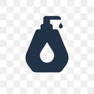 Saydam arka plan üzerinde sabun saydamlık kavramı izole sabun vektör simge kullandığınız web ve mobil olabilir