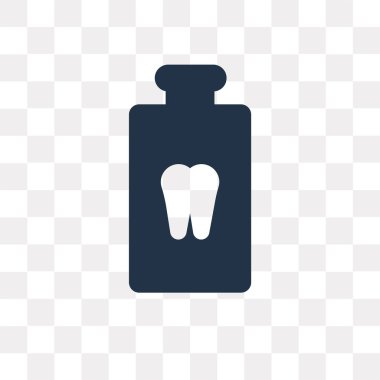 Saydam arka plan üzerinde gargara saydamlık kavramı izole gargara vektör simge kullandığınız web ve mobil olabilir