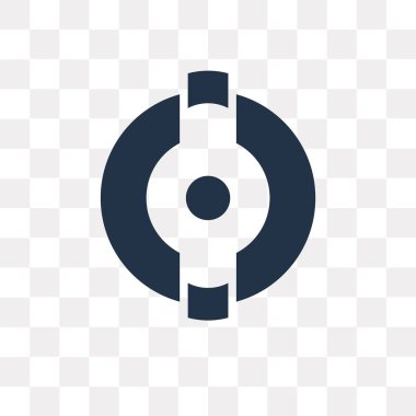 Pasta grafiği vektör simge şeffaf arka plan üzerinde pasta grafiği saydamlık kavramı izole kullanılan web ve mobil olabilir