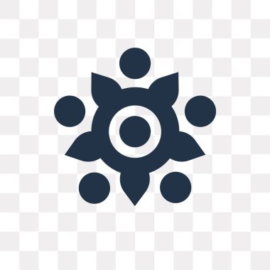 Saydam arka plan üzerinde diyagram saydamlık kavramı izole diyagramı vektör simge kullandığınız web ve mobil olabilir