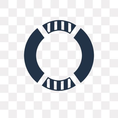 Pasta grafiği vektör simge şeffaf arka plan üzerinde pasta grafiği saydamlık kavramı izole kullanılan web ve mobil olabilir