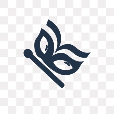 Saydam arka plan üzerinde kelebek saydamlık kavramı izole kelebek vektör simge kullandığınız web ve mobil olabilir