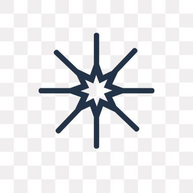 Saydam arka plan üzerinde kar tanesi saydamlık kavramı izole kar tanesi vektör simge kullandığınız web ve mobil olabilir