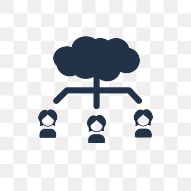 Kullandığınız web ve mobil ağ vektör simge şeffaf arka plan üzerinde ağ saydamlık kavramı izole olabilir