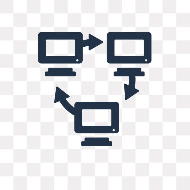 Kullandığınız web ve mobil ağ vektör simge şeffaf arka plan üzerinde ağ saydamlık kavramı izole olabilir