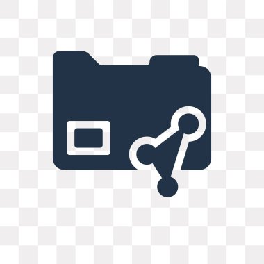 Saydam arka plan üzerinde Sha klasör saydamlık kavramı izole Sha klasör vektör simge kullandığınız web ve mobil olabilir