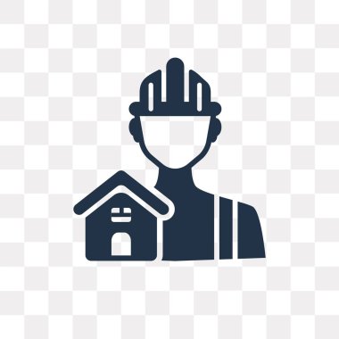 Saydam arka plan üzerinde ofis işçi saydamlık kavramı izole office alt vektör simge kullandığınız web ve mobil olabilir