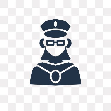 Saydam arka plan üzerinde Pilot saydamlık kavramı izole pilot vektör simge kullandığınız web ve mobil olabilir