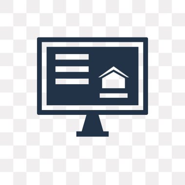 Kullandığınız web ve mobil web sitesi vektör simge şeffaf arka plan üzerinde Web sitesi saydamlık kavramı izole olabilir