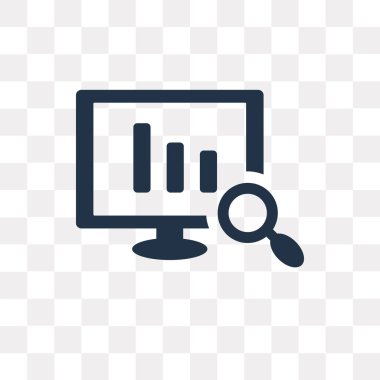 Vektör simgesi üzerinde şeffaf arka plan izole kontrolü, izleme saydamlık kavramı kullanılan web ve mobil olabilir