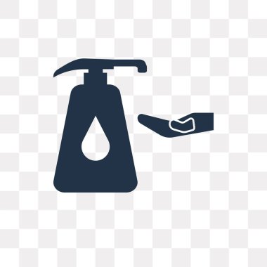 Saydam arka plan üzerinde losyon saydamlık kavramı izole losyon vektör simge kullandığınız web ve mobil olabilir