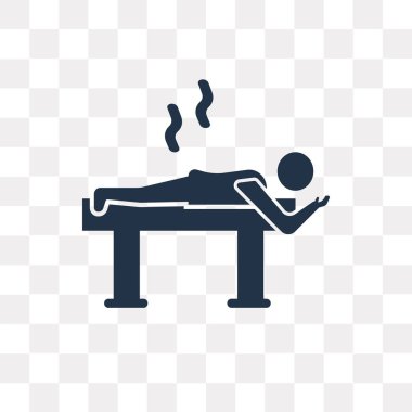 Saydam arka plan üzerinde Spa saydamlık kavramı izole spa vektör simge kullandığınız web ve mobil olabilir